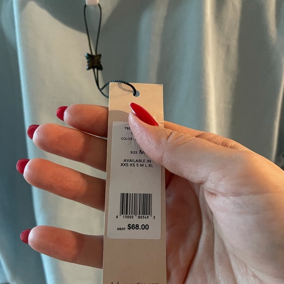 BCBGeneration Ruffle Sleeves Crop Top - Picture 14 of 14